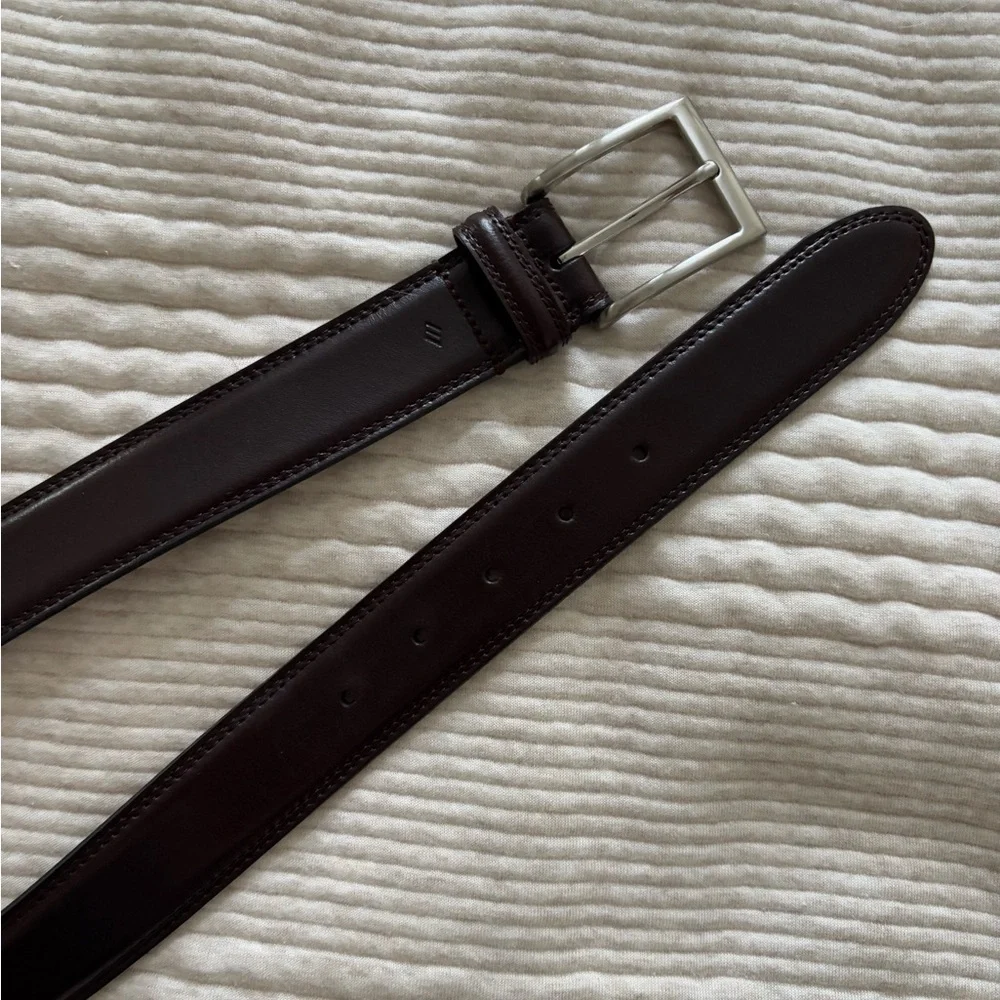 Joseph Abboud Italian Brown‎ Leather Belt Men’s 42